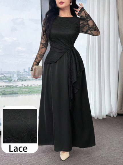 فستان سهرة أنيق دانتيل