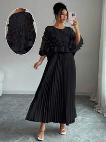 فستان نسائي بليسيه قطعتين